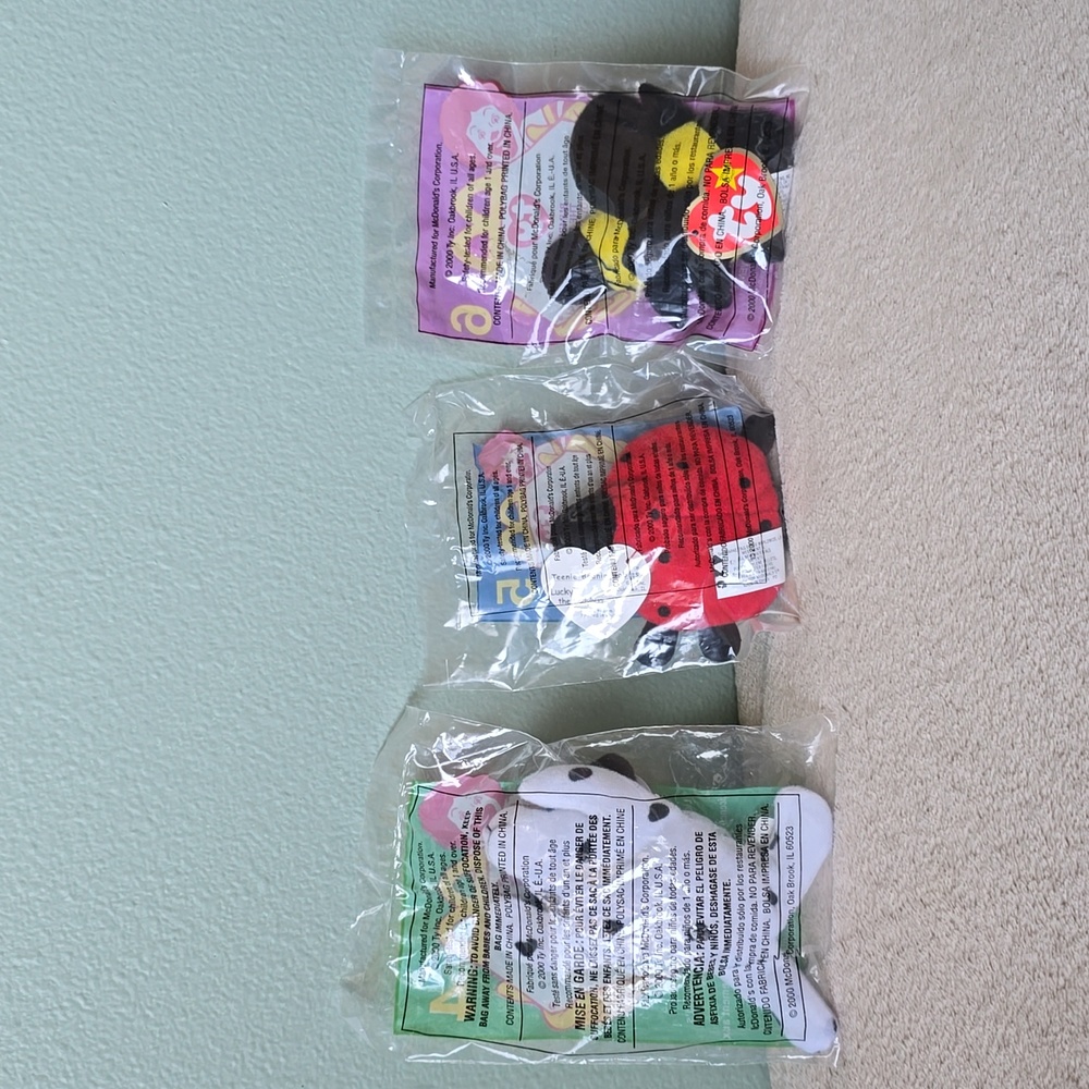 2000 McDonalds Happy Meal❤TY Teenie Beanie Babies☆Full Set New Unopened Packages - Picture 6 of 17